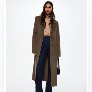 Mango tailored wool coat